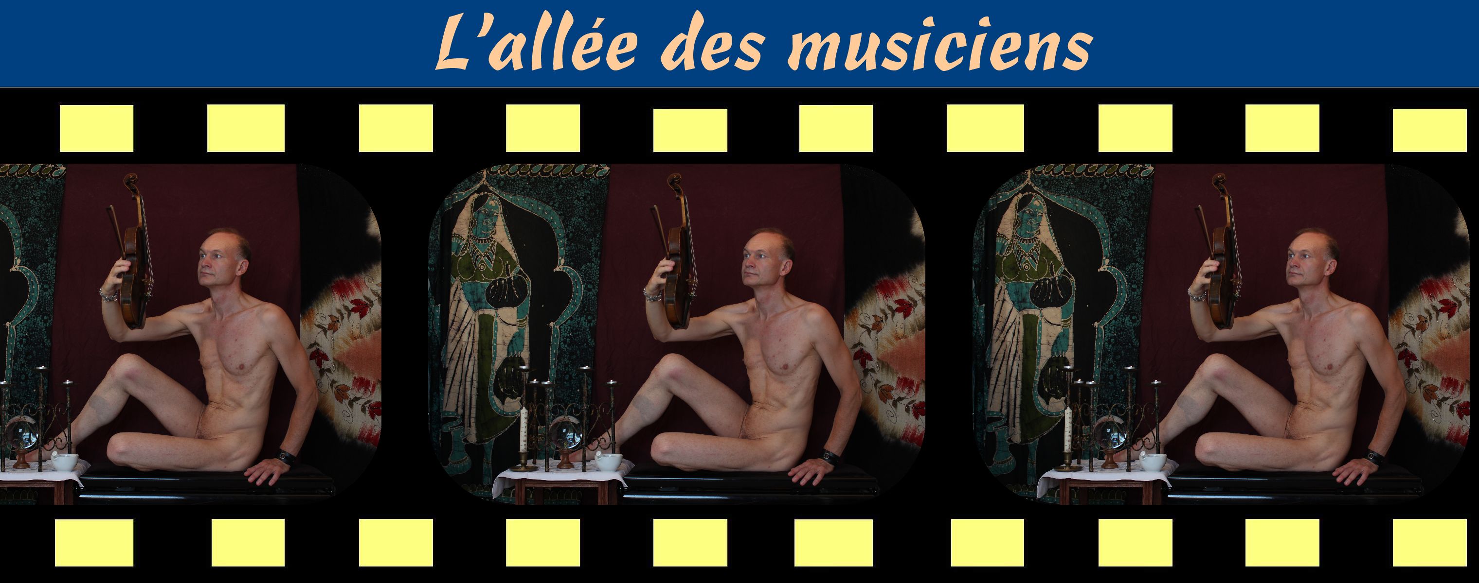 Bienvenue en L'allée des musiciens L'allée des musiciens, The Musicians path, Honni Soit Qui Mal Y Pense