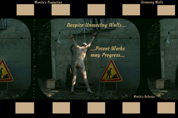 Obiterdictum, Progress Gallery, Despite Unmoving walls, Moving the walls, Pousser les murs